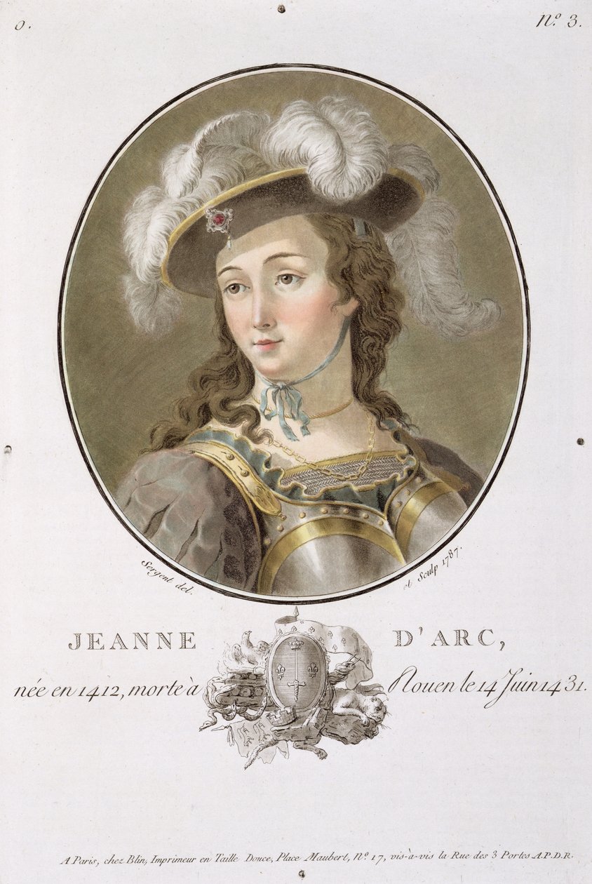 ジャンヌ・ダルクの肖像（1412-31）、1787